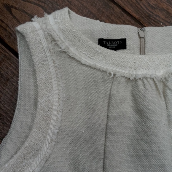 Talbots Petite Tweed Sleeveless Dress - Picture 3 of 14